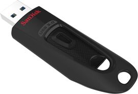 SanDisk 64GB Ultra USB Flash Drive USB 3.0 Up to 130 MB/s Read, Black,