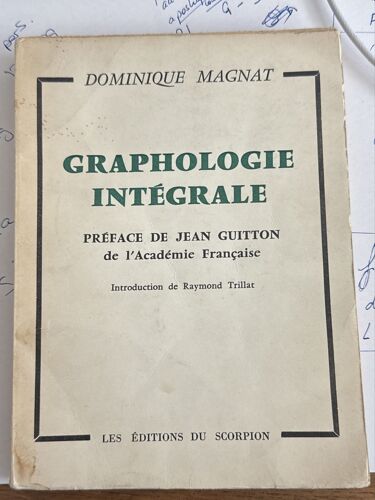 Livre Graphologie Intégrale Édition Du Scorpion
