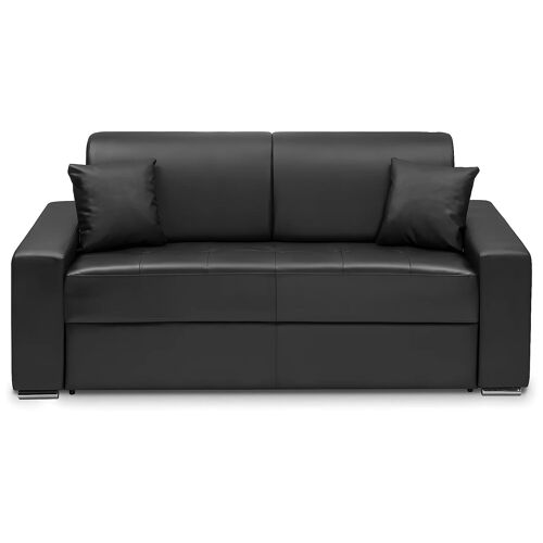 Vente-unique EMIR lit sofa 3 siège(s) Noir