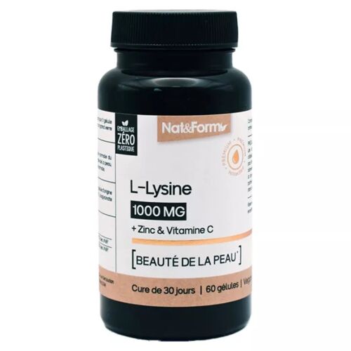 Nat & Form Nutraceutique L-Lysine 60 Gélules 