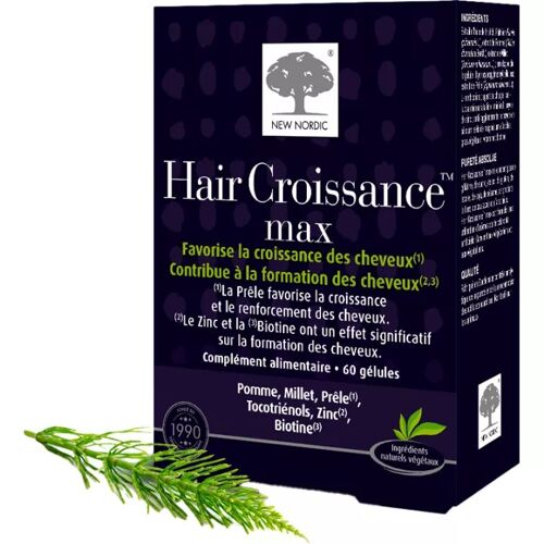 New Nordic Hair Croissance Max 60 Gélules 