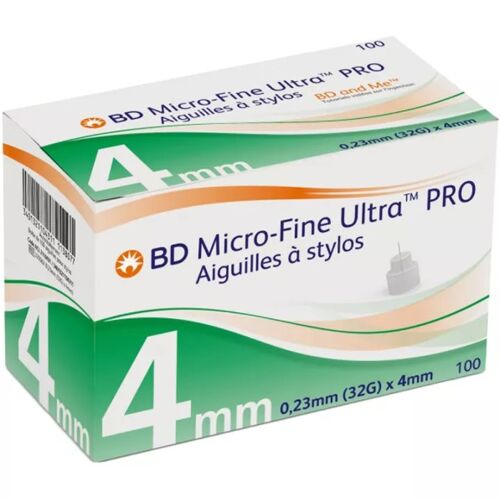 Bd Micro-Fine Ultra Aiguilles 4 Mm Boîte De 100 