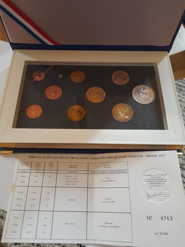 Coffret De Pièces En Euros De 2004 Monnaie De Paris