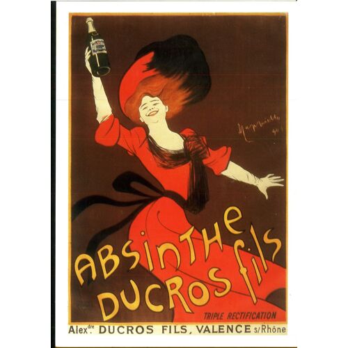 Carte Postale Absinthe Ducros Fils Triple Rectification