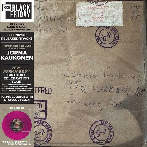 Jorma Kaukonen - Wabash Avenue: 1965 Never Released Tracks [Compact Discs]