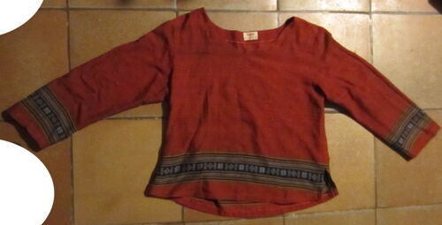 Top Haut Sapa Ethnique Made In Vietnam Taille M