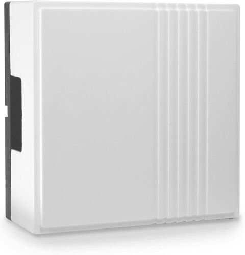 KALANKA-DING Sonnette Filaire 8¿12V, Connexion 2 Fils, Carillon Électromécanique Deux Tons, Installation Murale, Vendu Seul Compatible avec Tous Les Boutons sonnettes