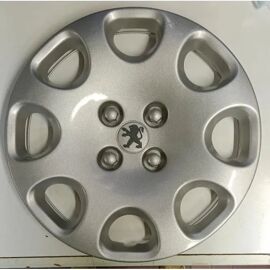 Enjoliveurs - Peugeot Partner/207/307/308 - Lot De 4 - Jantes 15 Pouces - Logo Noir -Neuf De Haute Qualité