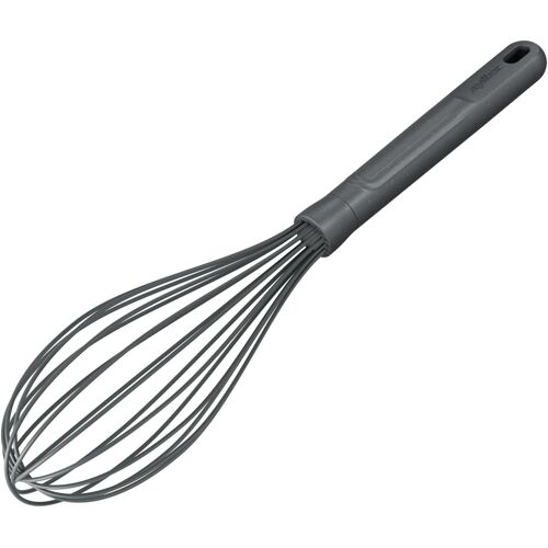 Kalanka-Fouet De Cuisine Silicone Paille De Blé, Fouet Professionnel, Ustensile De Cuisine, Batteur À Oeufs Manuel, Gris Béluga, 30 Cm X 6,5 Cm, Passe Au Lave-Vaisselle