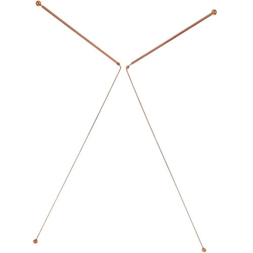 Kalanka-2 Baguettes De Sourcier En Cuivre 99,9% Pur Pour Radiesthésie Et Recherche D'eau
