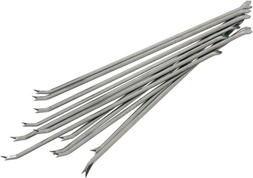 Kalanka-Louis Tellier N4173 Lot De 12 Curettes À Crabes/Homards, Argent