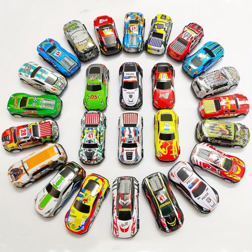 KALANKA-Lot de 10 mini jouets de voiture - En métal - Pour garçons et filles