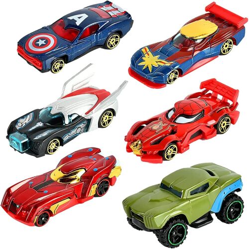 KALANKA-Mini Jouet de Voiture, 6 Pièces Jouets Voiture Car, Mini véhicules, Petites Voitures Jouets, Voitures Miniatures en Métal, Jouets Mini Car pour Cadeau Fêtes, Voitures pour Fans, Collectionneu