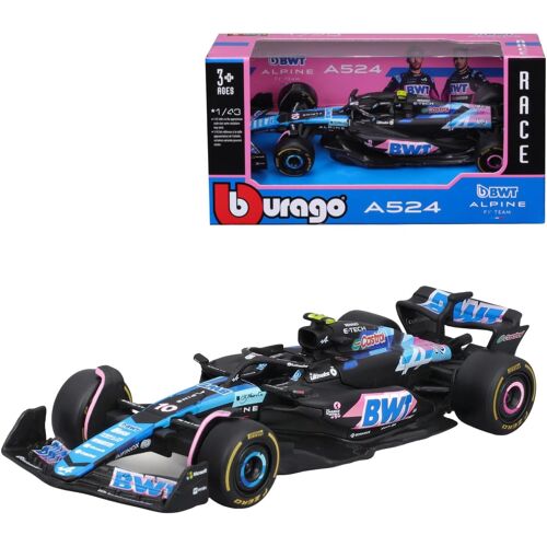 KALANKA-- Alpine A524 F1 Japanese 2024#Gasly - Voiture Miniature De Collection en Métal À L¿Échelle 1/43 - Modèle Réduit Officiel Formule 1 Saison 2024 - Finitions Réalistes - Edition Collector
