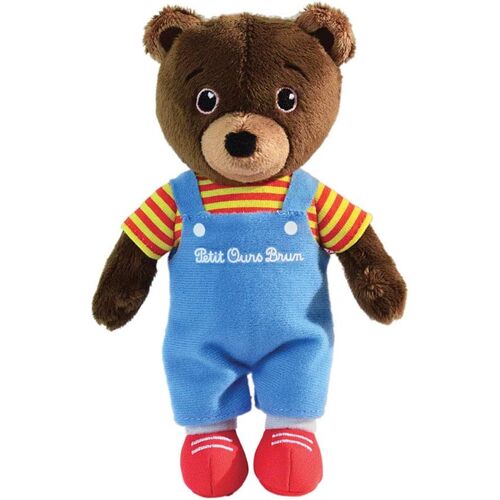 KALANKA-| Peluche Petit Ours Brun Pour Enfants Dès La Naissance | 17 Cm | Licence Officielle | Doudou Compagnon Éveil Bébé | Facile À Transporter Et Nettoyer | Cadeau Naissance Garçon Fille