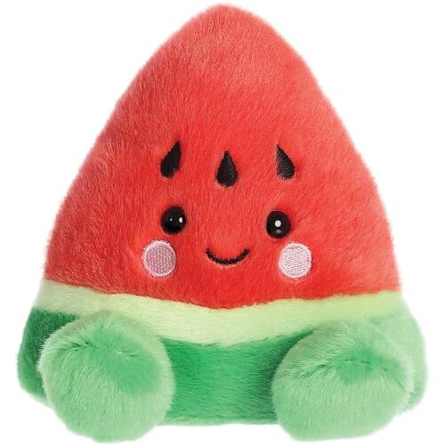 KALANKA-, 33771, Palm Pals Sandy Pastèque, Peluche, Rouge et Vert, 13cm