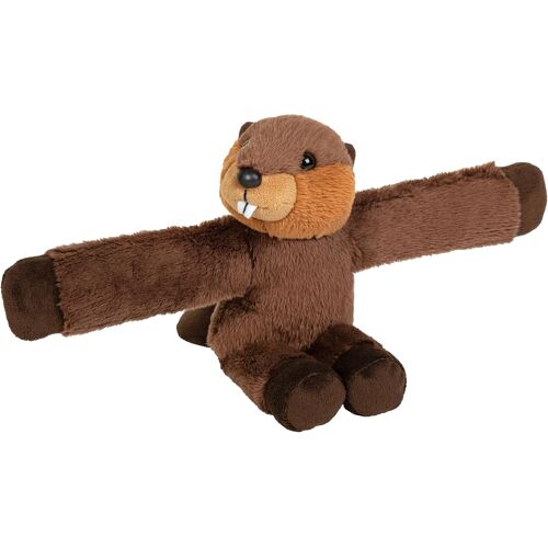 KALANKA-Wild Republic Huggers Castor, Jouet en Peluche, 11 cm, Écologique