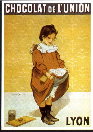 Carte Postale Chocolat De L'Union Lyon