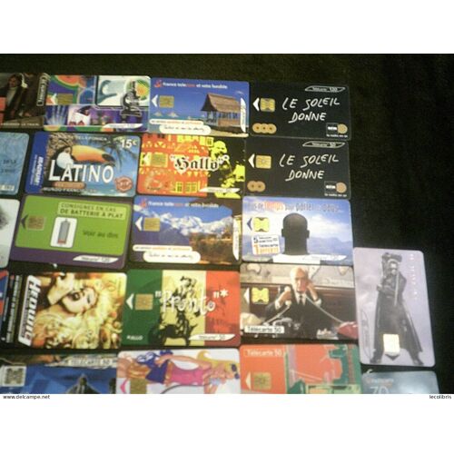 Lot De 50 Cartes Telephoniques Differentes