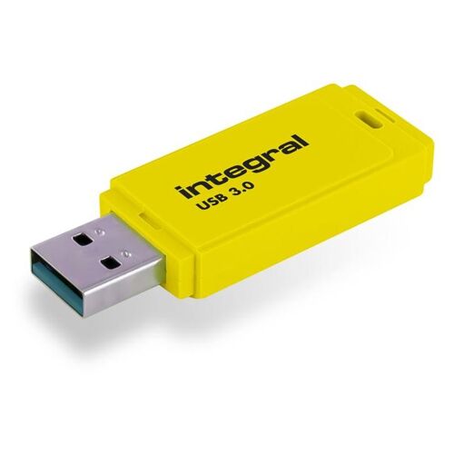 Integral Neon - Clé USB - 32 Go - USB 3.0 - jaune