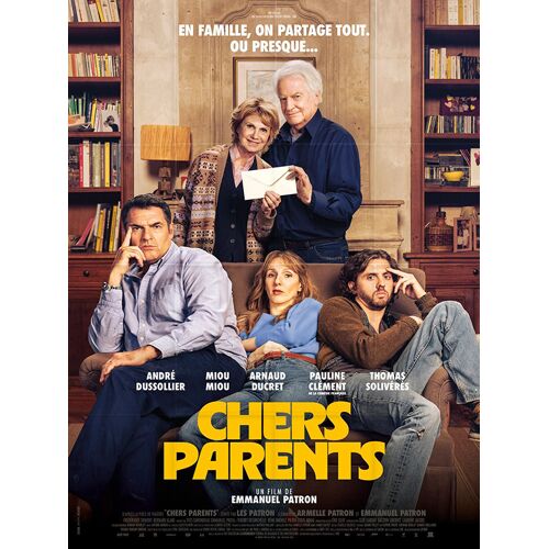 Chers Parents - Véritable Affiche De Cinéma Pliée - Format 120x160 Cm - De Emmanuel Patron Avec André Dussollier, Miou-Miou, Arnaud Ducret, Thomas Solivérès, Pauline Clément - 2026