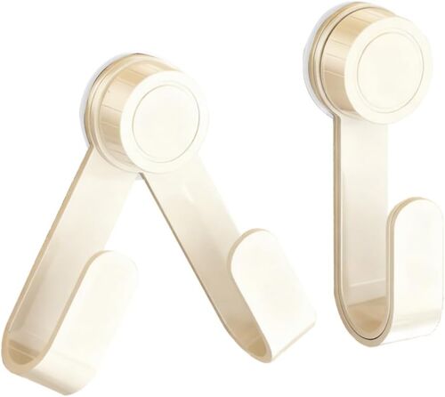 Kalanka-2 Pièces Porte Couvercle De Cuisine, Support De Couvercle De Casserole, Porte Couvercles Réglable, Sans Perçage, Pour Ranger Des Casseroles, Couvercles, Planches À Découper (Blanc Laiteux)