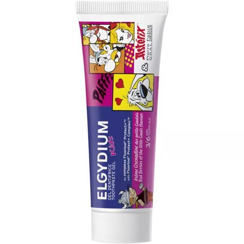 Elgydium Kids Astérix Gel Dentifrice Grenadine 50 Ml 