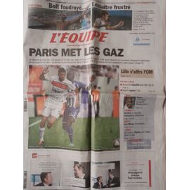 Journal L'Équipe N°20866 Lundi 29 Août 2011 "Paris Met Les Gaz" (Ligue 1, Psg)
