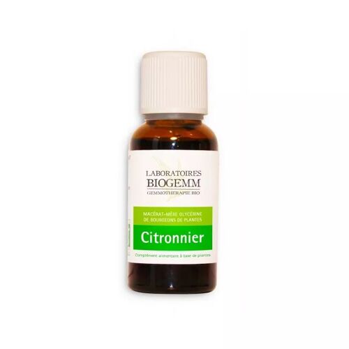 Citronnier Bourgeon Macérât Bio Biogemm 30 Ml 