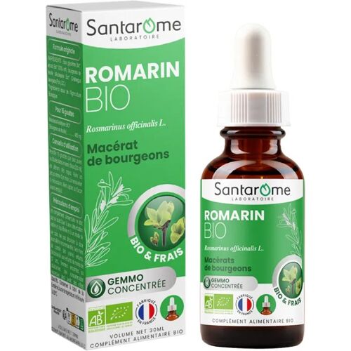 Santarome Macérât De Bourgeons Romarin Bio 30 Ml 
