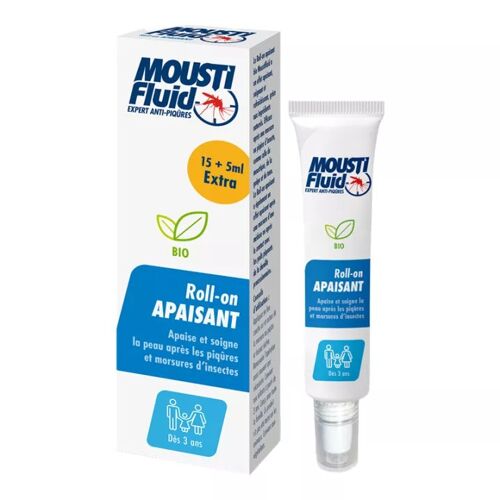 Moustifluid Roll-On Apaisant Bio 20 Ml 
