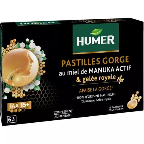 Humer Pastilles Gorge Miel De Manuka + Gelée Royale 16 Pastilles 