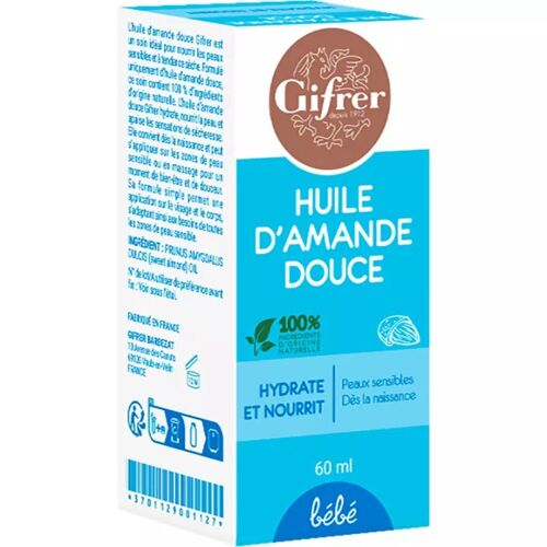 Amande Douce Huile Gifrer 60 Ml 
