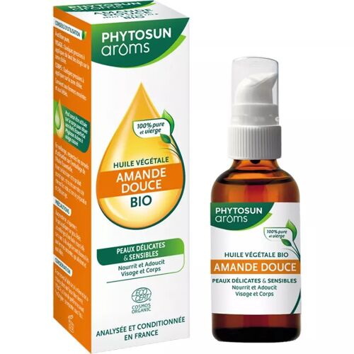 Phytosun Aroms Huile Végétale D'amande Douce Bio 