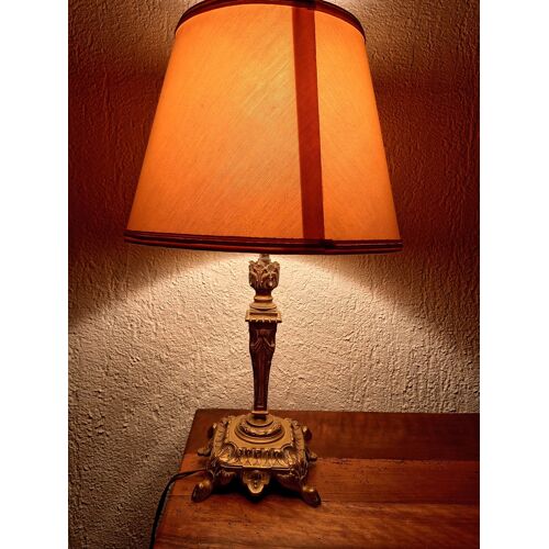 Lampe Style Louis Xvi En Bronze.