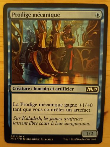 Gearsmith Prodigy // Prodige Mécanique (Magic 2019)
