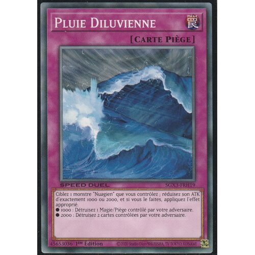 Carte Yu-Gi-Oh - Pluie Diluvienne - Sgx3-Frh19