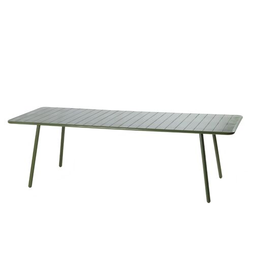 Table De Jardin 10-12 Places 234cm Verte Bergame