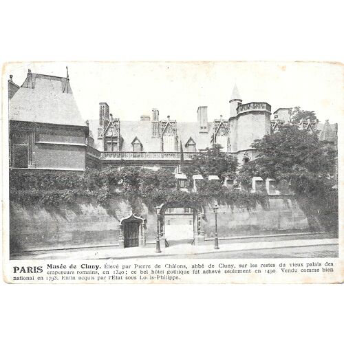 Carte Postale Paris / Musée De Cluny