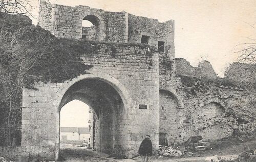 Carte Postale Provins (77) - La Porte Saint-Jean (1910)