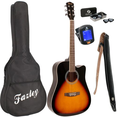 Fazley W40-Sb Pack Débutant Guitare Folk