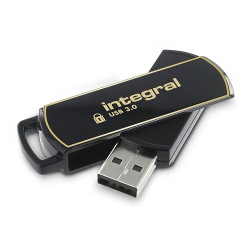 Integral Secure 360 - Clé USB - 32 Go - USB 3.0 - Noir élégant