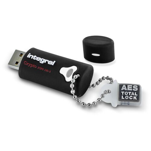 Integral Crypto - Clé USB - chiffré - FIPS 140-2 Level 2 - 8 Go - USB 3.0