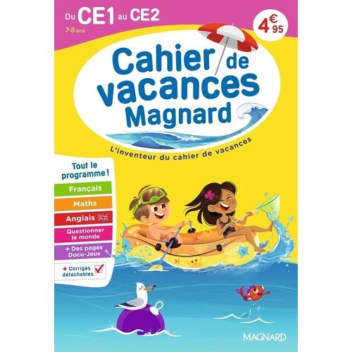 Cahier De Vacances Du Ce1 Vers Le Ce2