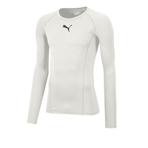 T-Shirt Homme Puma League Baselayer Manches Longues, Blanc Puma, Taille L