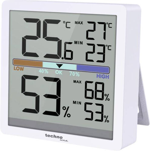 Technoline WS 9472 hygromètre et psychromètre Intérieure Hygromètre électronique Blanc