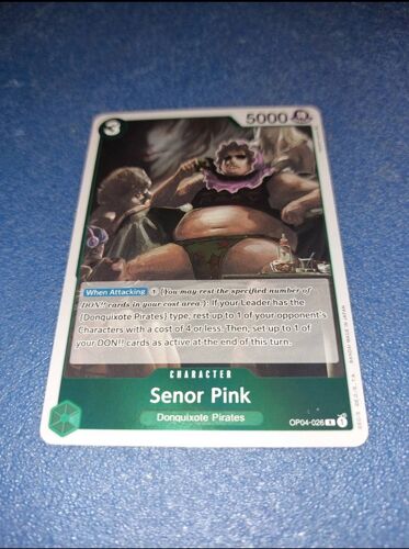 Senor Pink Op04 026 Carte Card One Piece