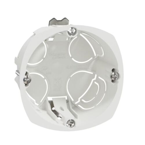 Boîte encastrement 67mm prof. 40mm 1 poste - Multifix - Schneider