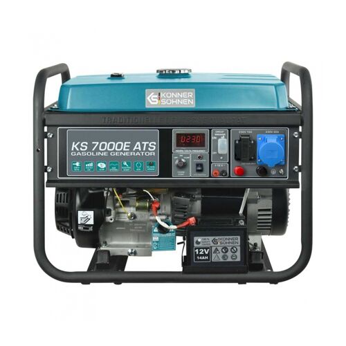Générateur à essence 5,5 kW avec commutateur ATS intégré - Könner & Söhnen KS 7000E ATS
