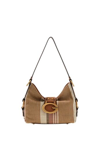Guess Sac Bandoulière Camden Shoulder Bag Cognac Multi AB930872